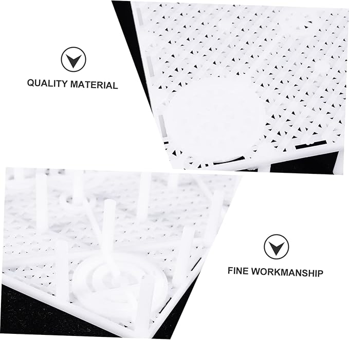 10pcs Fish Tank Isolation Plates Sand Divider Board for Aquarium Bottom Pad for Gravel Bed Strong Support and Easy Installation for Aquatic Environments