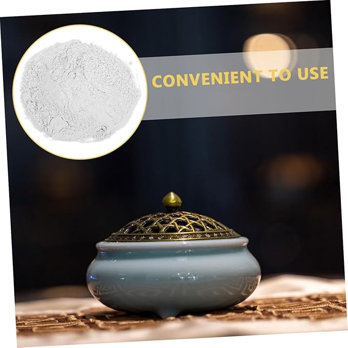 STOBAZA Incense Burner Sand Decorative Fine Ash for Ceremonies Meditation DIY Crafts and Aquarium Filler Promotes Relaxation and Tranquility