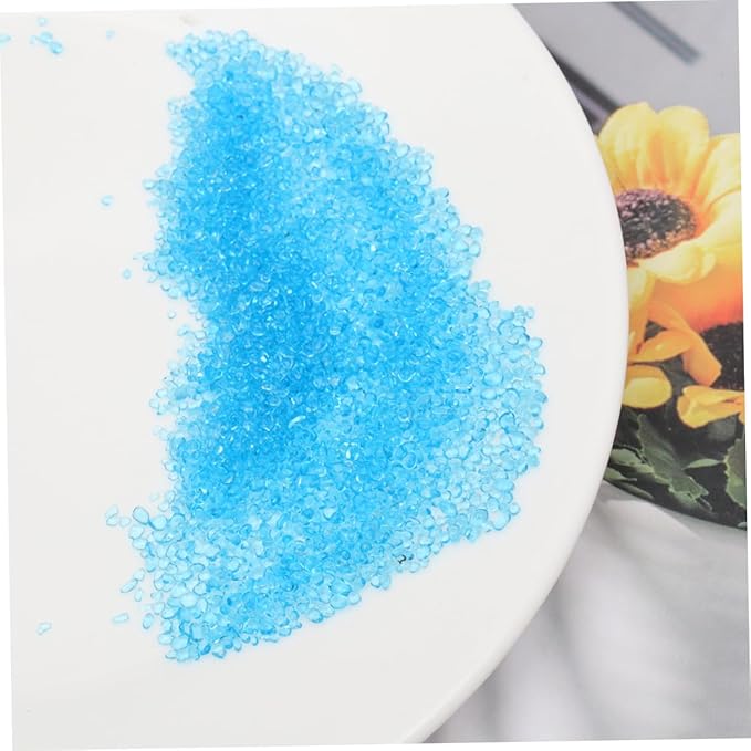 BESPORTBLE 1pack Light Glass Sand Aquarium Decorative Stones Fish Tank Bottom Gravel for Landscape Layout Safe for Fresh and for Aquascaping