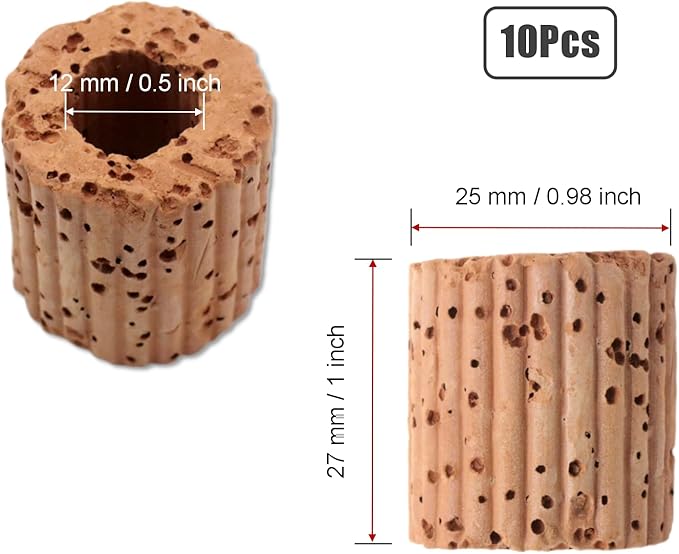 Aquatic Plant Fixed Ring Base, 10-Pack, 25mm Water Plant Cultivation Rings for Aquarium Landscaping and Ceramic Plant Pots