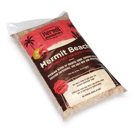Hermit Crab Sand Substrate,Perfect for Hermit Crab Habitat, 6 Lb. Bag