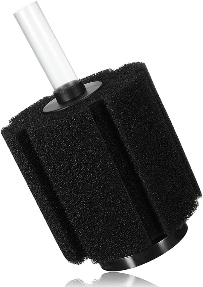 CNZ XY-380 Bio Sponge Filter 4.5 x 8 inch Up to 40 gallons Fish Tank (1-Pack)