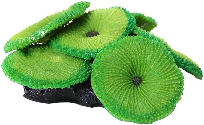 Fake Coral,Artificial Coral Fake Fish Tank Landscape Coral Aquarium Plants Ornament Decoration Green, Style 1