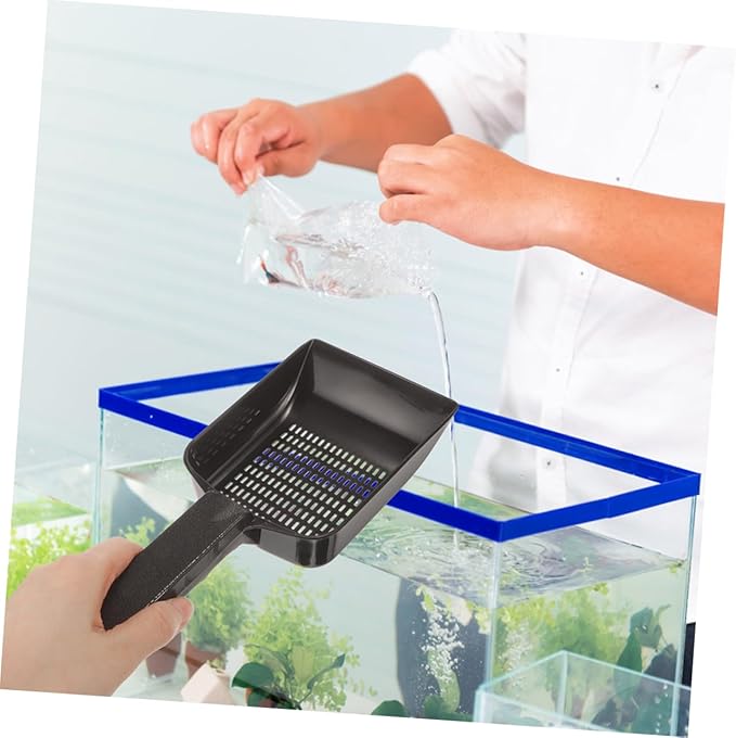 POPETPOP 2pcs Aquarium Sand Shovel Multi-Function Gravel Scoop for Fish Tank Cleaning Substrate Tool for Sand Removal Freshwater Aquariums