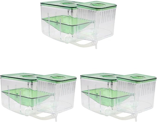 3pcs Box Aquarium Breeding Tank Isolated Breeding Tank Fish Hatching Boxes Breeding Tank for Fish