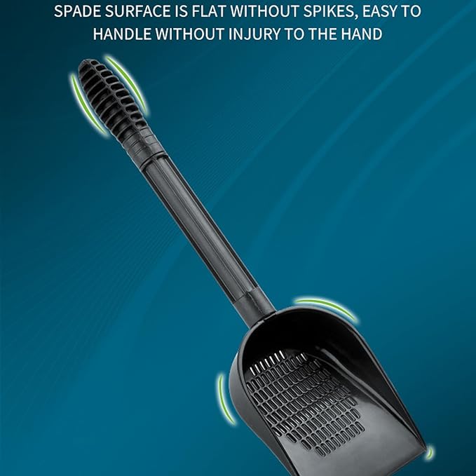 Fish Tank Sand Shovel, Aquarium Gravel Shovel with Extendable Handle, Water Leakage Design for Easy Cleaning, Multifunctional PVC Shovel for Pet Feces and Fish Tank Filter Material