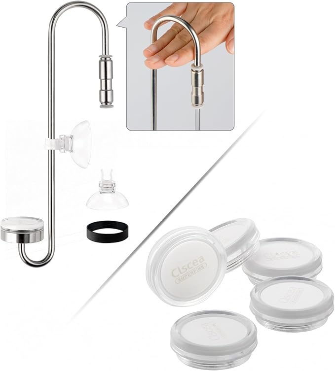 Aquarium Stainless Steel CO2 Diffuser 40cm + 5 PCS Discs
