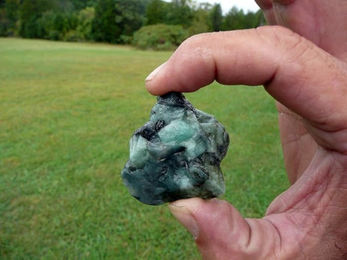 Fantasia Materials: 18 lbs Unsearched Emerald Mine Run Rough Stones from Brazil