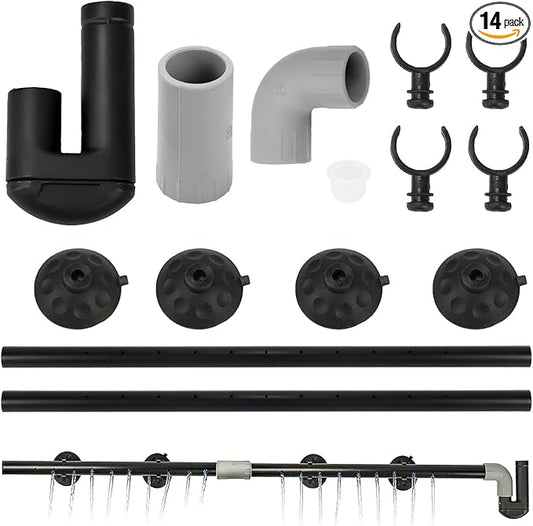 Aquarium Spray Bar Kit AHGA234 - Compatible with Hagen Fluval 06 & 07 Series Canister Filters, Optimize Water Flow, Aquarium Water Inlet Outlet Tube Kit for Freshwater/Saltwater Aquariums