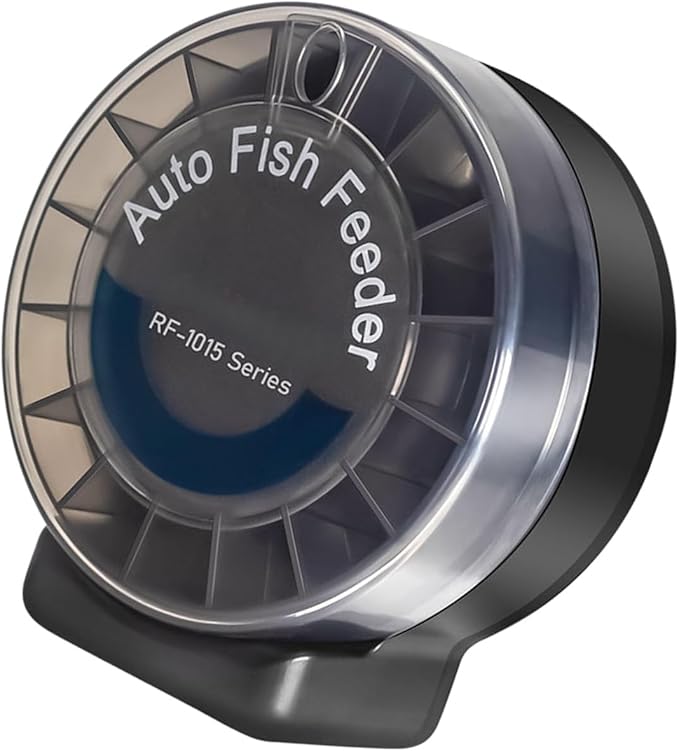 Automatic Fish Feeder for Aquariums with 15 Compartments Portion Control and Auto Programming for Fish F