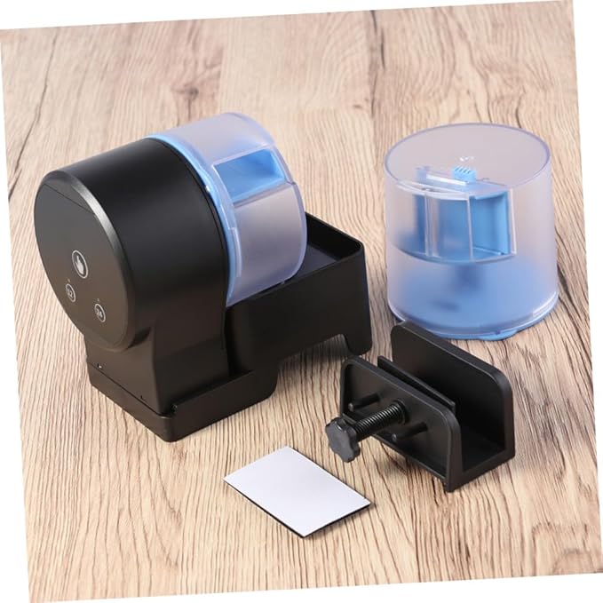 Yardwe Automatic Fish Feeder for Vacation -Hour Timer Large Fish Tank Smart Food Dispenser Rim-Mounted/air Pump