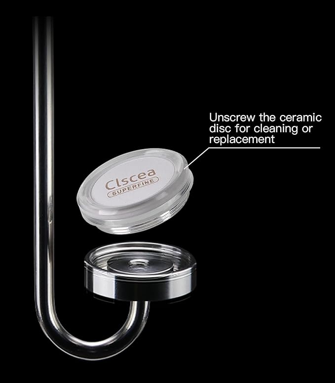 Stainless Steel CO2 Diffuser Ceramic Replacement, Universal for 25cm, 35cm 40cm Diffuser, L 5PCS