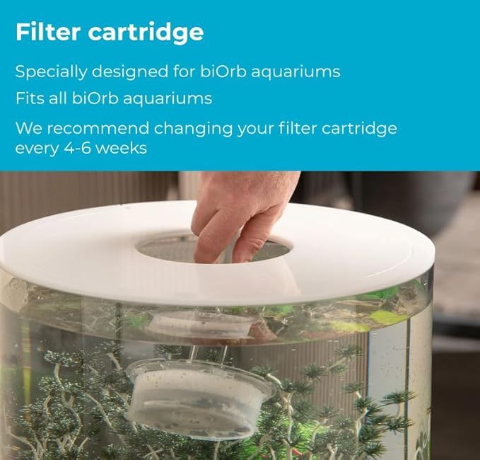 biOrb Service Kit Value Pack, Genuine Aquarium Replacements with 6 Filter Cartridges, 3 Non-Abrasive Cleaning Pads, 2 Air Stones, and Essential Water Treatments