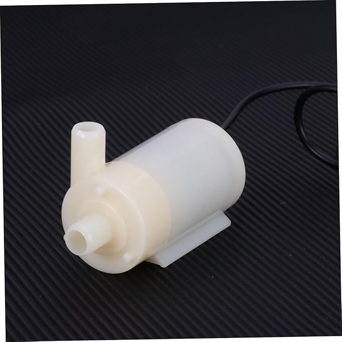 Balacoo Battery Operated Water Pump Mini Submersible Pump Dc Motor White Safe for Fish