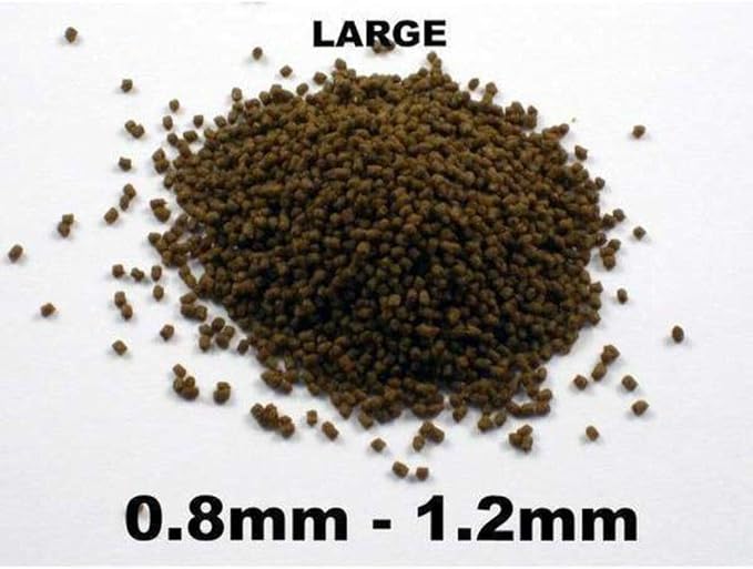 Bassleer Dr Biofish Food Green - Premium Granulated Fish Food for Herbivores, Enriched with Moringa and Chlorella, Suitable for Fresh & Marine Water (3X-Lrg, 680g)