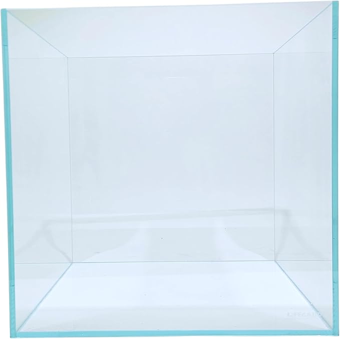 Lifegard Aquariums - 15 Gallon Cube Low Iron Ultra Clear Glass Tank 6mm - 15.63''X15.63''X15.63''