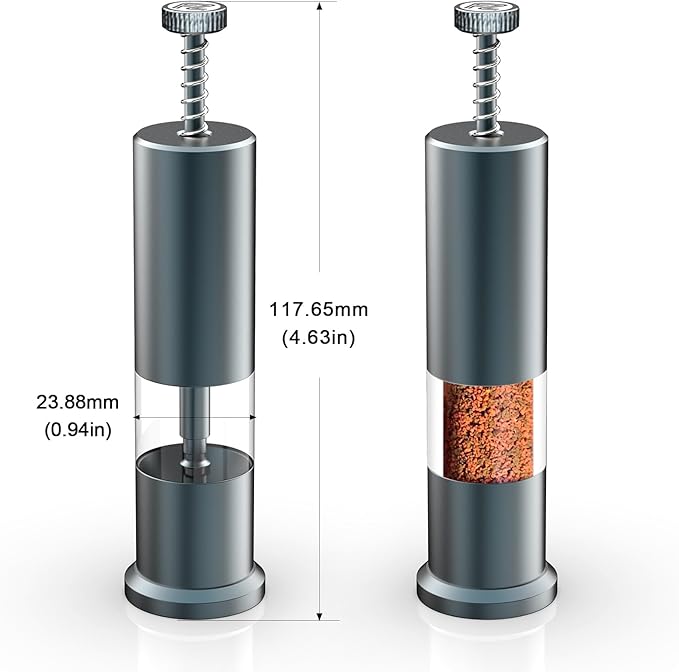FZONE Aquarium Fish Feeder, Press-to-Feed Fish Food Dispenser for Aquariums