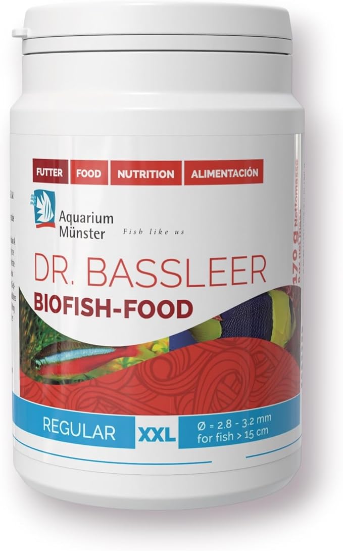 Bassleer Regular BioFish Food - Formulated for Optimal Fish Health (XX-Lrg, 170g)