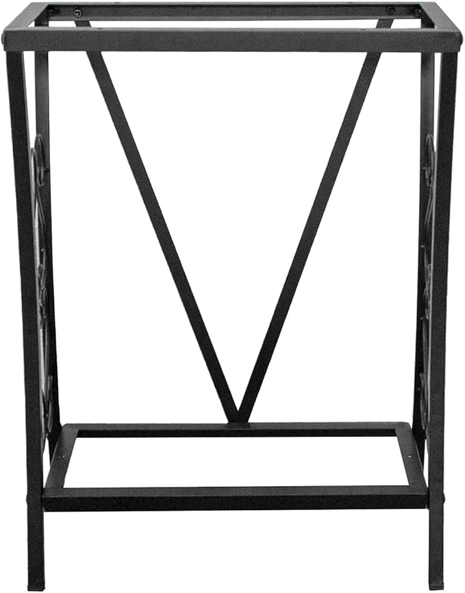 Aquatic Fundamentals 10 Gallon Metal Aquarium, 20.9" L x 11" W, Black