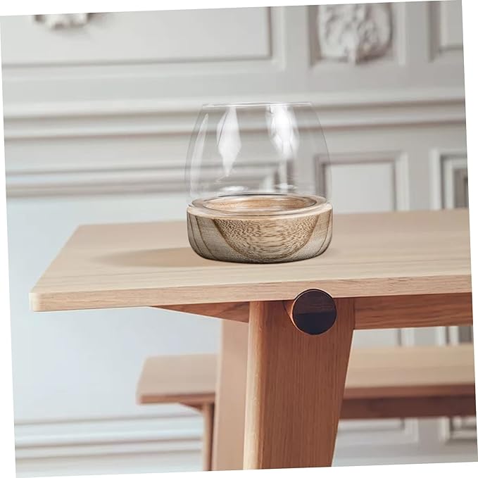 Multi-Functional Household Small Fish Bowl Glass Landscape Bottle Easy to Clean for Plant and Decor