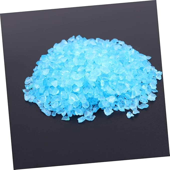 2pcs Glass Sand Blue Coarse for Sand Art Fish Tank Micro Landscape Decoration Fish Safe
