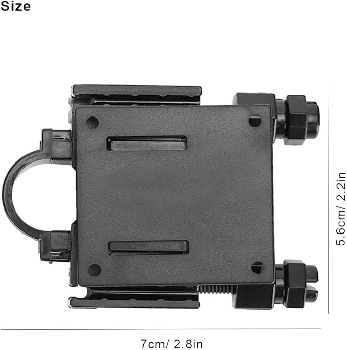 Zerodis Aquarium Tube Clips, 2Pcs Fish Water Pipe Holders Clamps Multifunction Plastic Adjustable Fish Mounting Clip for Tube Dia Within 18mm