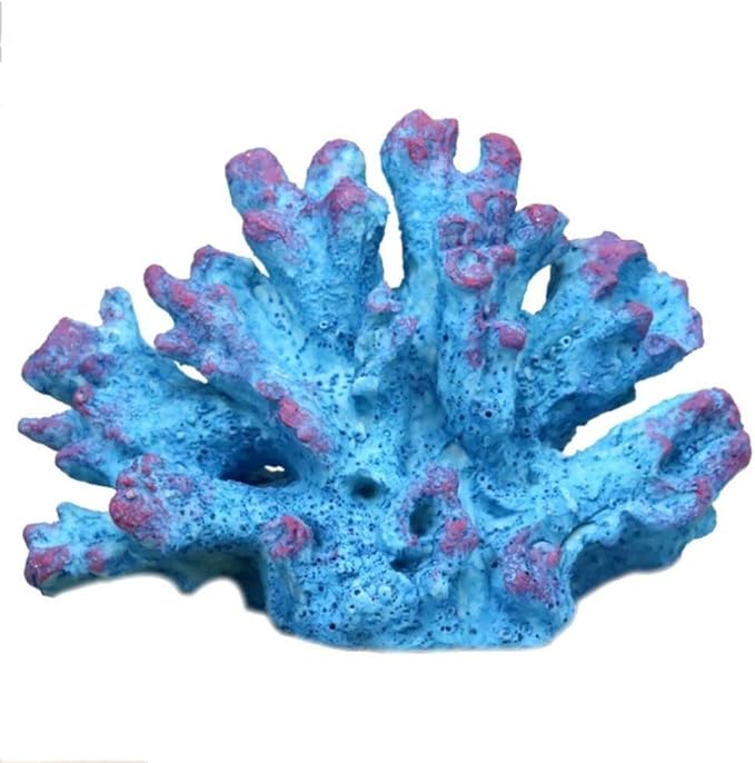 Artificial Reef Rock, Colorful Reef Rock, Simulation Coral Plant Decor for Aquarium Fish Tank Decor
