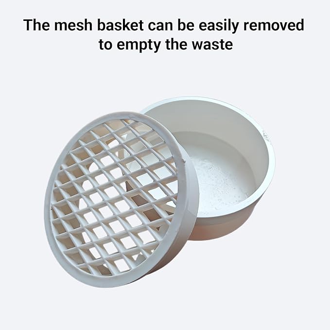 Turtle Poop Collector & Feces Catcher - Passive Underwater Waste Trap for Aquarium - Easy-Clean Reptile Tank Filter for Turtles - No Electricity Needed, Silent Operation (Large)