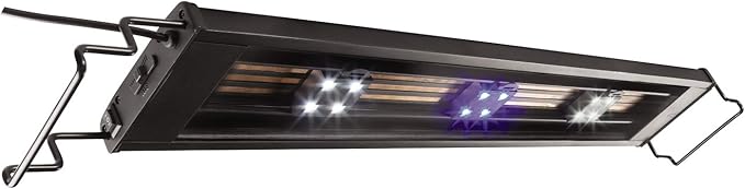 Marineland Fully Adjustable Essential LED Light for 10 Gallon Aquariums, Customizable Lighting
