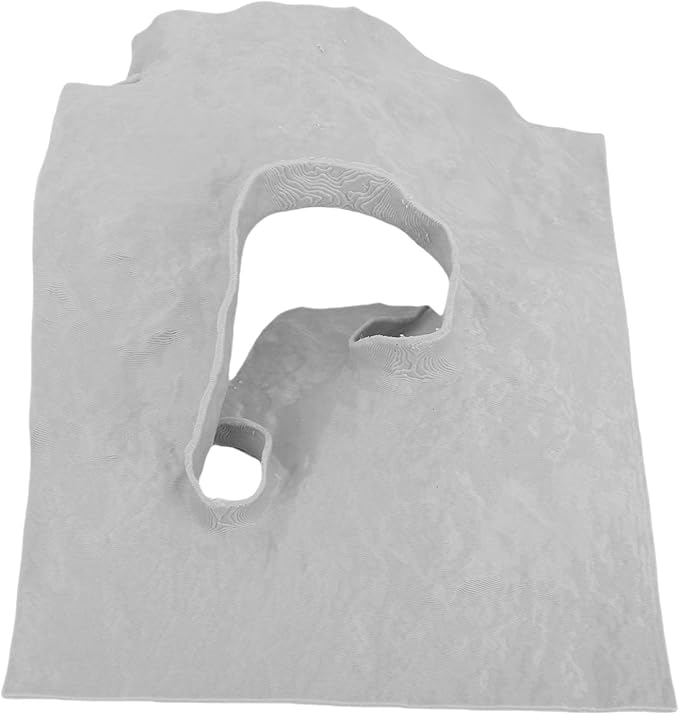 MAVIS LAVEN Aquarium Decorations Cave, 3D Printed Fishtank Hideaway Ornament with Intricate Details for Home, Safe PETG Material 6.89 x 5.51in (Gray)