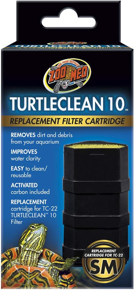 Zoo Med TurtleClean Replacement Filter Cartridge - Small - 1 Count - (10 Gallons)