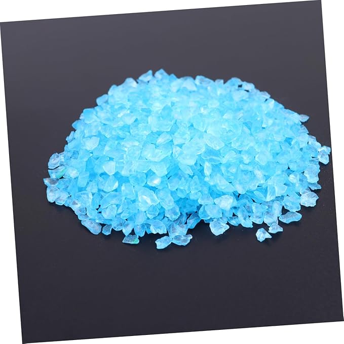 2pcs Craft Sand Decorative Glass Pebbles for Sand Art Micro Landscape Fish Tank Decoration