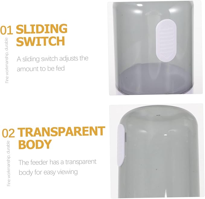 KESYOO Automatic Fish Feeder Timer Settings for Small Aquariums and Easy to Install for and Turtles Feeding Modes