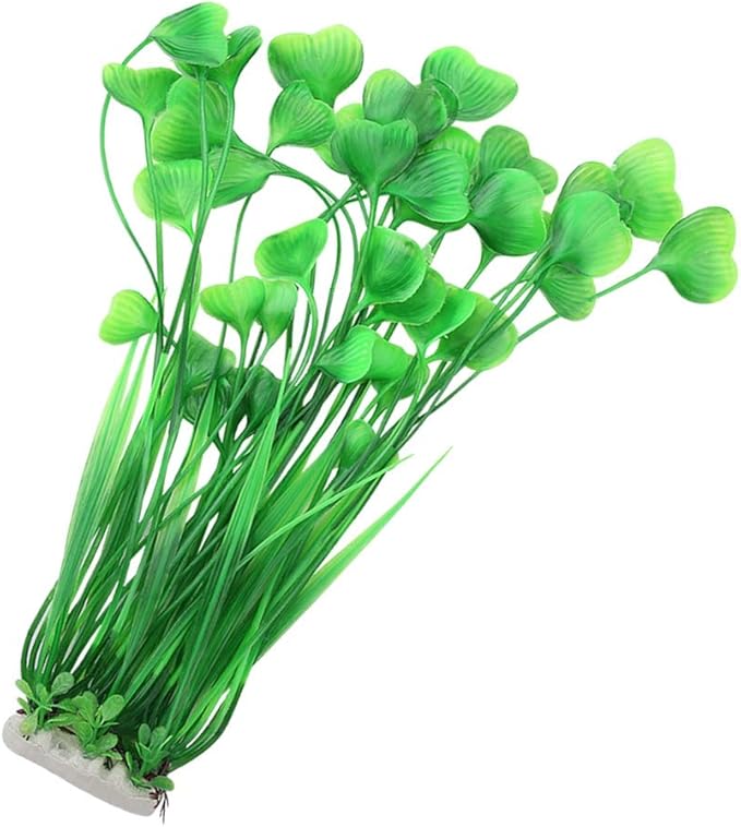 Artificial Water Plant,Aquarium Plastic Plant,Ornament for Aquarium Underwater/Fish Garden Lands(Green)