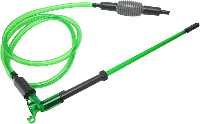Aquarium Water Changer, Strong Suction Siphon Fish Tank Vacuum Cleaner for Gravel Sand Cleaning E - 300 - Comfortable Handle, Protective Mesh, Safe and Durable Design (E-600)