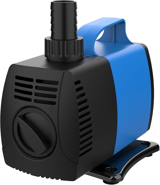 872 GPH Amphibious Submersible and Inline Water Pump - For Aquarium, Pond, Hydroponics, Fountain with Ceramic Shaft, 9.5 ft Lift, 65W - 4 Pack