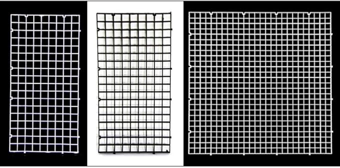 balacoo 1set Aquarium Panel Lattice Divider Suction Cups Black Easy to Install and Remove for Fish Separation and Breeding Versatile Aquarium Supplies