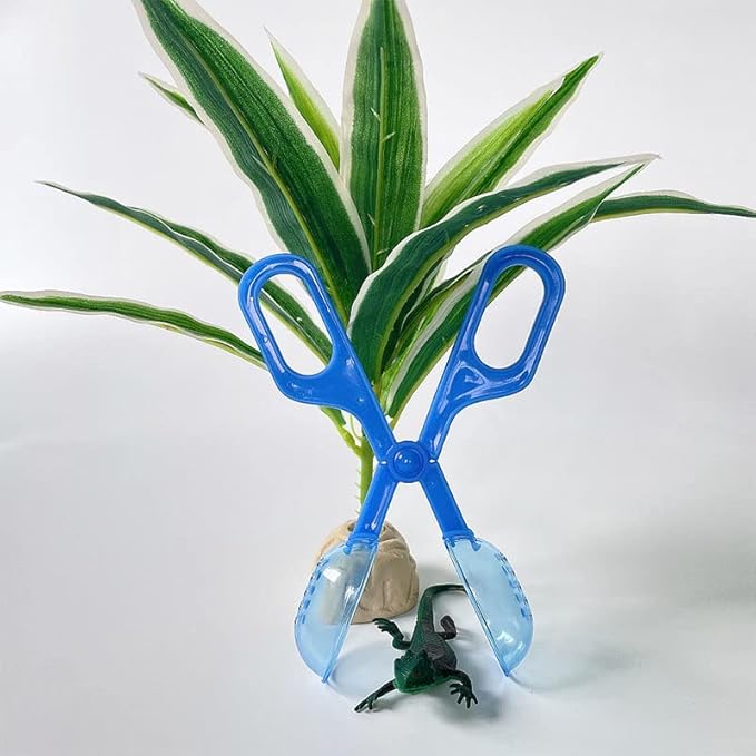Ximimark 3 pcs Classic Aquarium Litter Blue Clear Reptile Poop Clamp Tool Kit New
