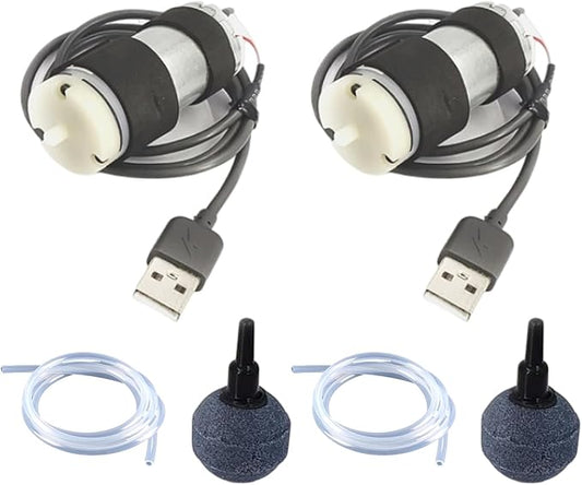 CHANCS 370 Mini Air Pump Oxygen Pumps Electric Micro Vacuum Booster for Aquarium Tank Oxygen Circulate