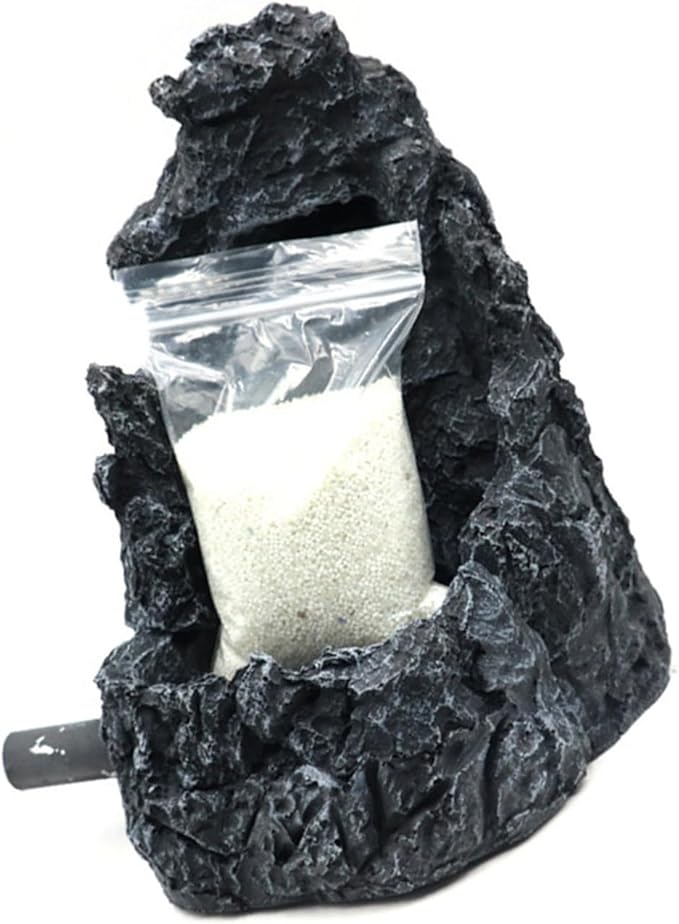 Premium Resins Sand Waterfall Ornament for Fish Tanks Creating Dynamic Water Flows Effect Simulating Habitat