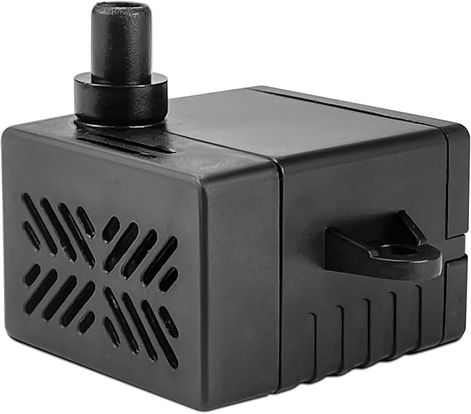 80GPH 5W Small Water Pump for Fountains: Low Noise, Compact, and Convenient Design for Small aquariums, fish tanks, pet water dispensers, desktop fountains, and other similar equipment
