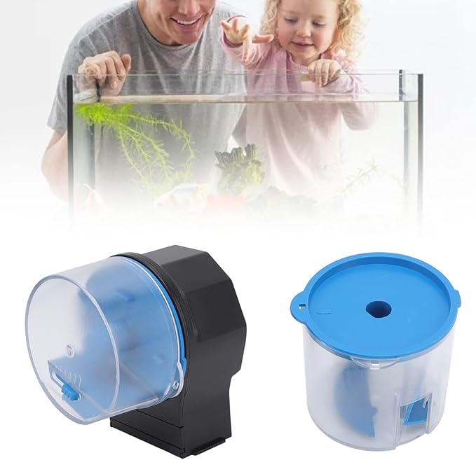 Automatic Fish Feeder for Aquarium, Fish Food Timer Dispenser, Auto Fish Food Dispenser for Vacations, Holidays