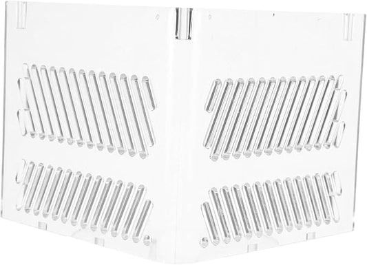 ORFOFE Aquarium Sand Barrier Fish Tank Partition Plate Acrylic Grid Divider Pump Protection Environment