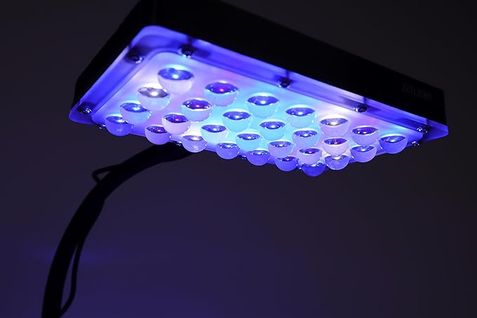 E3 Marine Aquarium LED Light with Hang-On Mount for Saltwater Tanks, ZL E3-Marine