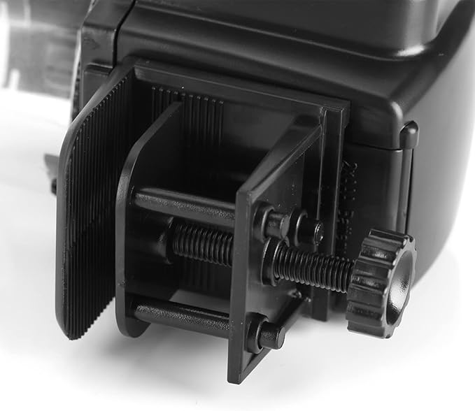 Gavigain Automatic Fish Feeder,LCD Electronic Fish Feeder Dispenser Timer Automatic Aquarium Food Feeding Machine Auto Timer Vacation Feeder for Home Office