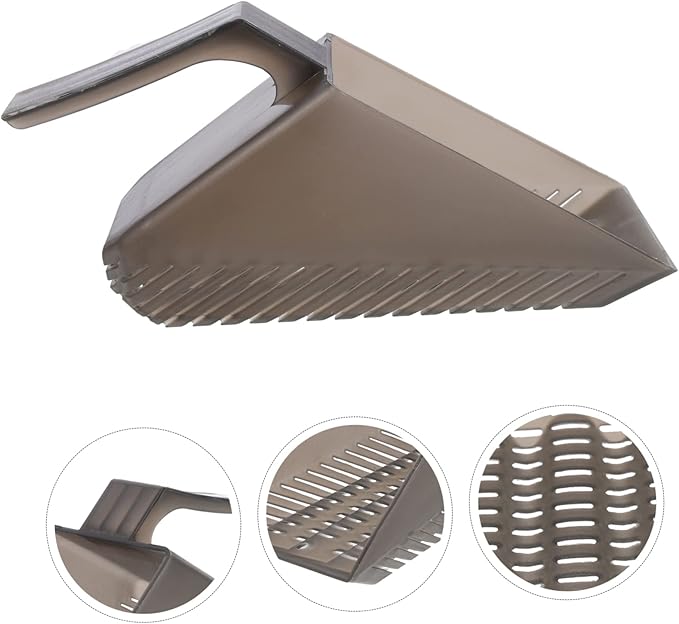 Levemolo Plastic Sand Shovel for Fish Tanks Multi-Function Substrate Cleaning Tool for Home Aquariums and Comfortable Design for Easy Corner Access for Tank Maintenance