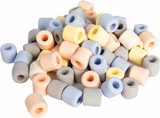 UPETTOOLS Aquarium Filter Media, 5 in 1 Bio Ceramic Ring Balls for Aquarium Filter, Porous Filter Media for Freshwater and Marine Fish Tank/Pond (1.1lb)