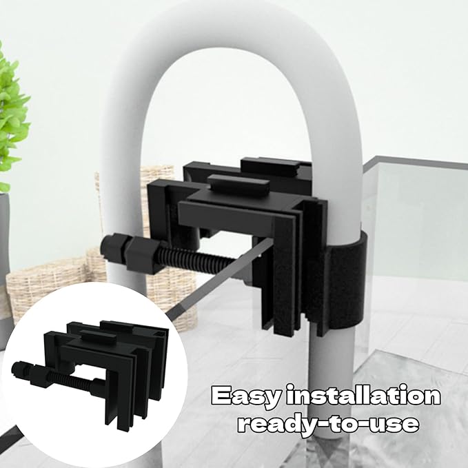 Fish Tank Clamp Versatile Inlet Outlet Holder Fish Tank Fixed Clamp Acrylic Aquarium Clip for Aquarium Setup and Equipment Organization