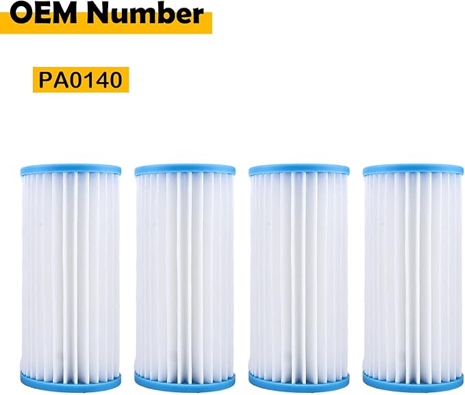 4Pcs PA0140 Micron Filter Cartridge Replacement Compatible with Marineland Magnum Canister Filters & ML90770, Aquarium Water Polishing Filter