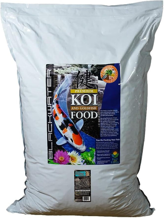 Blackwater Premium Koi and Goldfish Foods Cool Season Diet 20 lb. (Medium Pellets - 4.8mm)